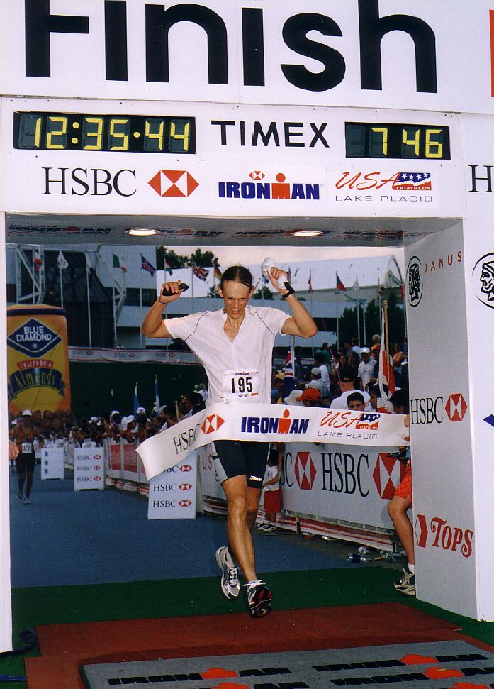 Daniel Ironman finish photo
